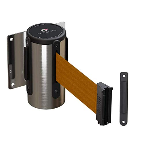 CCW 11 Ft Retractable Belt Barrier - color: Brown