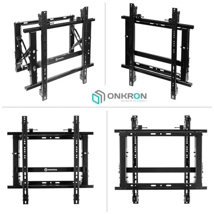 ONKRON Video Wall Mount 50-70 Inch, max 110 lbs, max VESA 600x600, Black