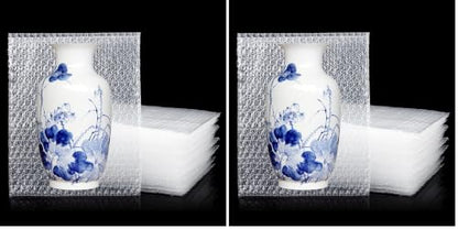 50PCS Clear Bubble Out Bag 12" x 16", Large Bubble Pouches Bags, Double Wall Shockproof Bubble Pouch Wrap Bag, Cushioning Protective Storage Bags for Moving, Shipping, Packing and Storage (Pack of 2) - size: 12" x16"-50PCS (Pack of 2)