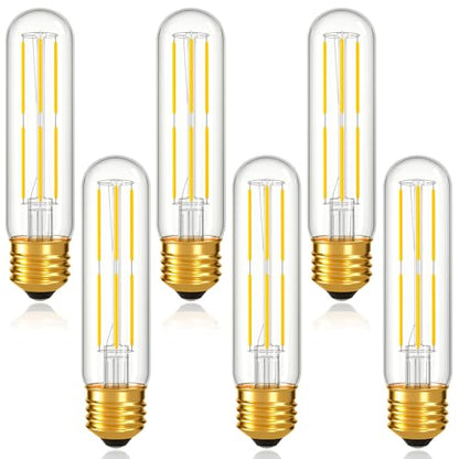 Dimmable E26 T10 LED Bulb Tube Light Bulbs 6W,4000K Neutral White 600LM - color: Neutral White 4000k, size: 5 Inch-6 Count