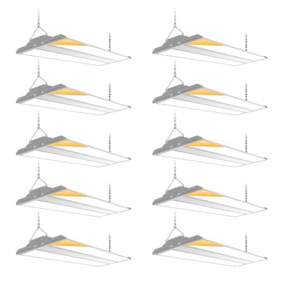 High Bay LED Shop Lights 10 Pack, Switchable 400W/320W/240W & 4000K/5000K