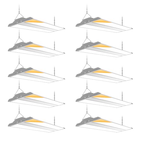 High Bay LED Shop Lights 10 Pack, Switchable 400W/320W/240W & 4000K/5000K