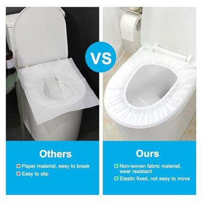 50 Pack Disposable Toilet Seat Cover - size: 50 Pack