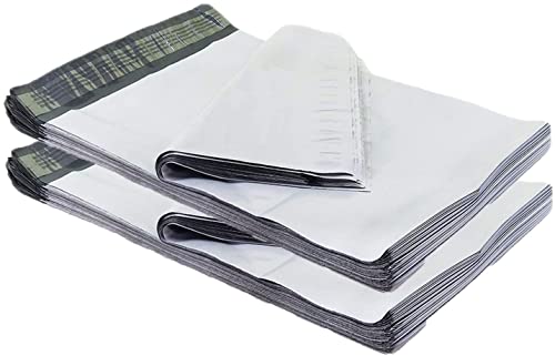 iMBAPrice White Poly Mailers 12x15.5 Inch 200 Pack I Size 5 Self-Seal, Waterproof Shipping Envelopes, Tear-Resistant, For Clothing & Small Business Packaging - color: White, size: 12" X 15.5"