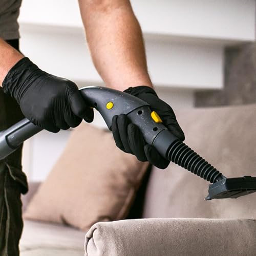 SwiftGrip Disposable Nitrile Exam Gloves, Black Nitrile Gloves Disposable Latex Free for Medical, Cooking & Esthetician - color: 02 Black (M, 100ct)