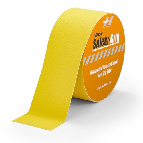 Heskins LLC Yellow Standard Safety Grip Anti Slip Tape (3" x 60ft) - size: 3" x 60ft