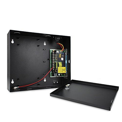 MENGQI-CONTROL TCP/IP 2 Doors Access Control System Kits Metal Push Release Button Electromagnetic Lock RFID Keypad Reader Power Supply Box Cards/Key fobs (Phone APP remotely Open Door) - style: 2Door RFID/PIN Magnetic Lock