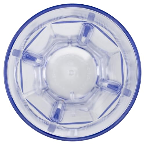 G.E.T. 9932-1-CL Heavy-Duty Shatterproof Faceted Plastic Tumbler, 32 Ounce, Clear (Set of 12)