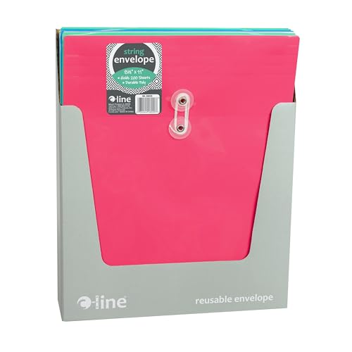 C-Line Reusable Poly Envelope, String Closure, Letter Size, 24/Pack (58020)