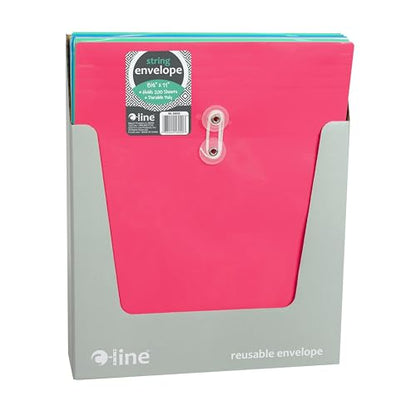 C-Line Reusable Poly Envelope, String Closure, Letter Size, 24/Pack (58020)
