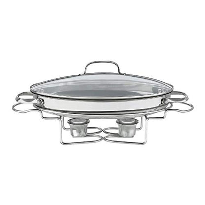 Cuisinart 7BSO-34 Stainless 13-1/2-Inch Oval Buffet Servers - size: 13.5-Inch