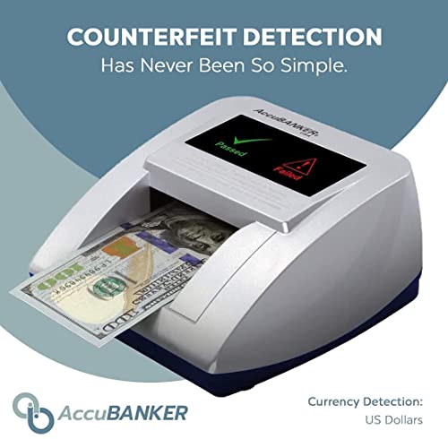 AccuBANKER D470 Quadscan Counterfeit Detector, Battery Bundle - style: Battery Bundle