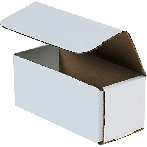 Box USA BM733 7"L x 3"W x 3"H, White (Pack of 50) - size: (064) 7" x 3" x 3", 50-Pack