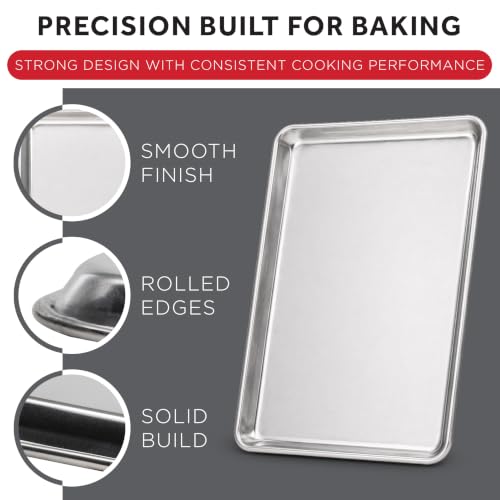 Winware by Winco ALXP-1622 Aluminum Sheet Pan, 16" x 22"