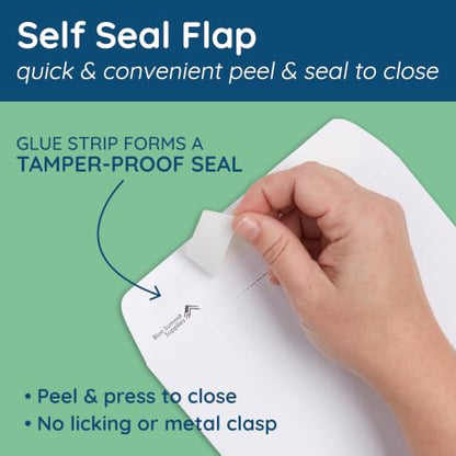 Blue Summit Supplies 250 6" x 9" Catalog Envelopes, Self Seal, White - size: 6 X 9