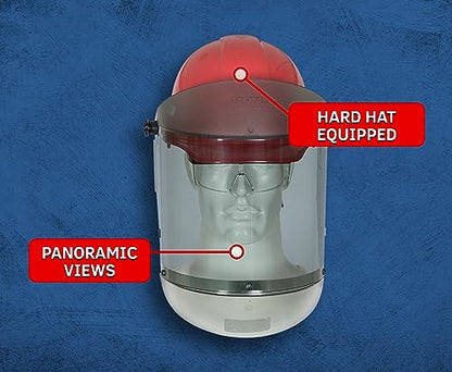 Oberon Arc Flash Face Shield & Hard Cap - 12 Cal - 3 Pack - size: 3 Pack, style: Hard Cap With Anti-fog