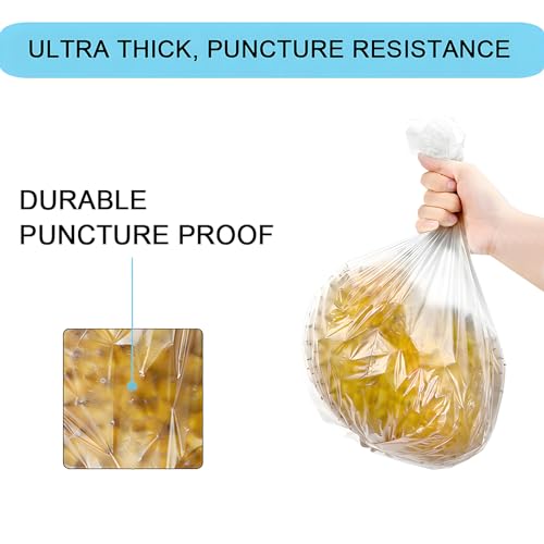 2 Gallon Small Plastic Trash Bags, 7.5 Liters Wastebasket Liners 100 Count - style: Trash bags