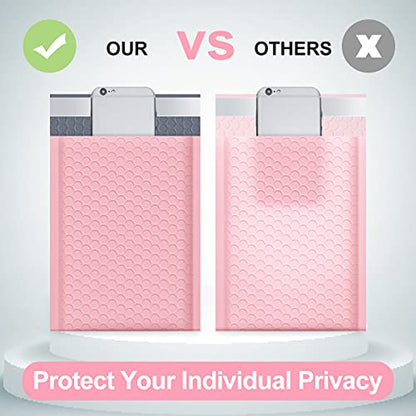 UCGOU Bubble Mailers 6x10" Light Pink Usable Size 6x9" Padded 100 Pack #0 - color: Light Pink, size: 6x10" 100PC