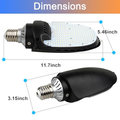 LED Shoebox Corn Retrofit Lamp, 75W/95W/115W Selectable, 5000K 16100LM