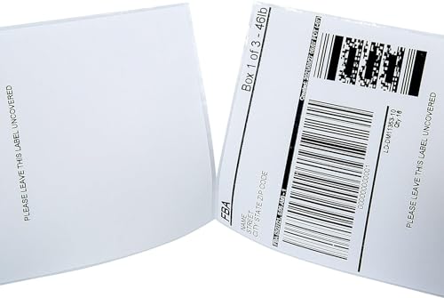 LLIKED 270000 Fanfold 4" x 6" Direct Thermal Labels, Commercial Grade - size: 270000 Labels