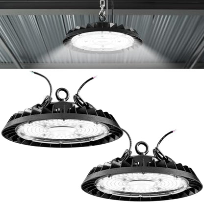 Sunco 2 Pack UFO LED High Bay Light, 150W, 5000K, 21000LM, Dimmable - size: 2 Pack