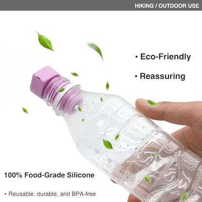 Portable Bidet for Travel (2-Pack) - Food-Grade Silicone Camping Bidet Fits 28-30mm Water Bottles, Ultra-Lightweight 15g Backpacking Bidet for Outdoor Hiking, Travel & Eco-Friendly Personal Care
