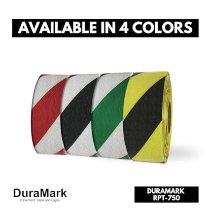 DuraMark RPT-750 Reflective Pavement Marking Tape, White, 3 in x 18 ft - color: Green/White, size: 3 Inch x 18 Ft