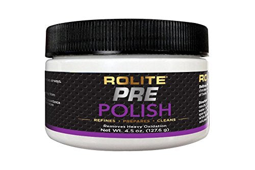 Rolite Pre Polish Paste Oxidation and Stain Remover Metal 4.5oz - size: 4.5oz