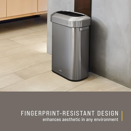 Rubbermaid Commercial Products Refine Slim Container, 15-Gallon - style: Slim