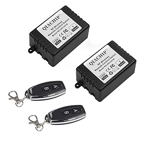 DC 12V 1CH 433Mhz RF Wireless Relay Module Remote Control Switch - color: 2relays