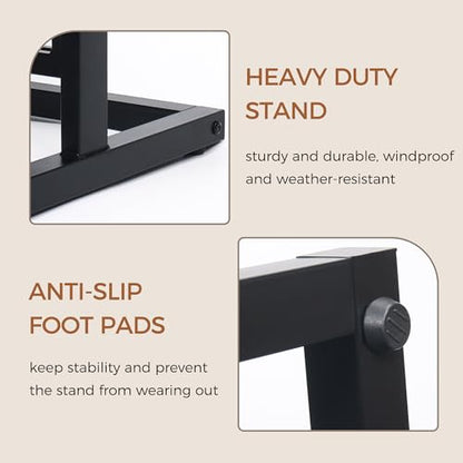 SELEAD 2 Tier Poster Stand with Chalkboard, 21”x53” Large Sidewalk Board - size: 21”x53”