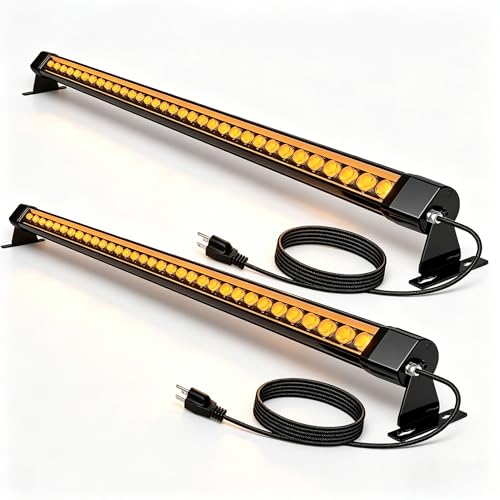 2Pack 72W Wall Washer Light 4FT 2700K 120V IP67 Waterproof Plug-in - color: 2700K-Warm White, size: 47.2"