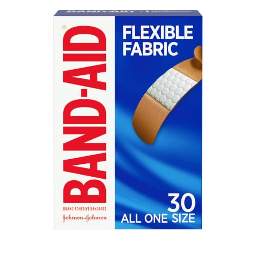 BAND-AID Brand Flexible Fabric Adhesive Bandages, All One Size, 30 Count - size: 30 Count, style: All One Size