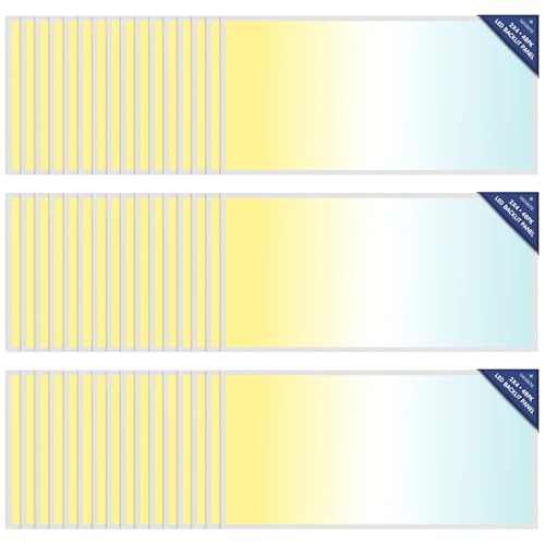 LUXRITE 2x4 FT LED Flat Panel Light, LED Drop Ceiling Lights (48 Pack) - size: 48 Count (Pack of 1)