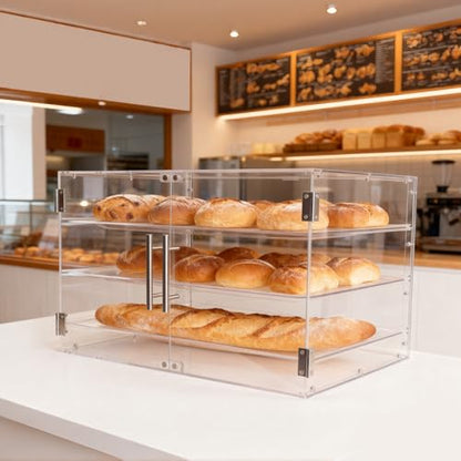 Bakery Display Case for Commercial Countertop 21" x 16.2" x 14.2"