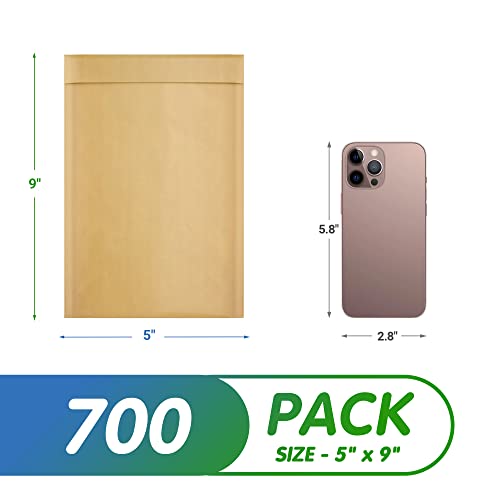 Kraft Bubble Mailers 5 x 9 Inch Natural Brown, Padded Envelopes Self Seal, Pack of 250, Bubble Lined Kraft Paper Mailing Envelopes for Shipping - color: Brown, size: 5" x 9" / 250 Pack