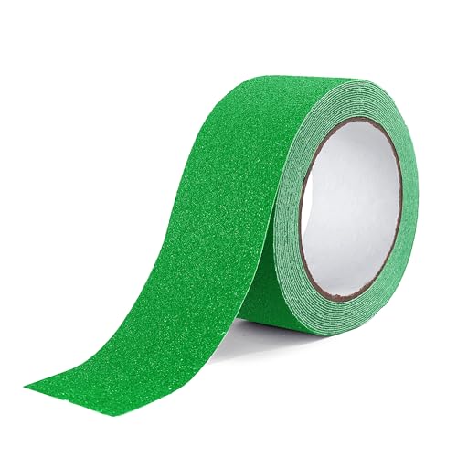Reniteco 2" x16.5Ft Anti Slip Tape Green Heavy Duty Grip 1PC - color: 11-Green, size: 2in x 16.5Ft