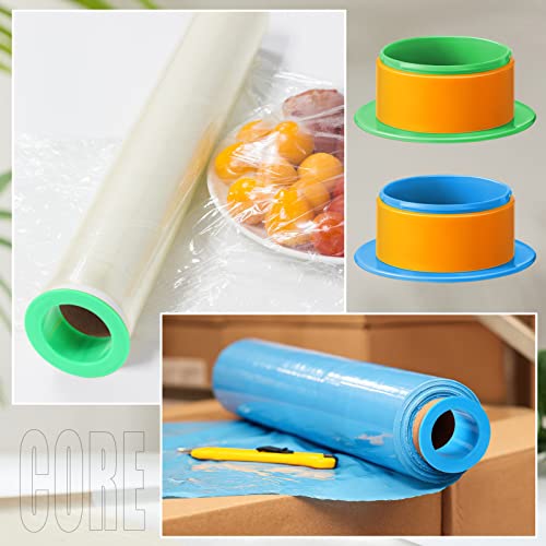 Marsui 12 Pairs Shrink Wrap Handles Fit 3 Inch Core, Plastic Pallet Moving