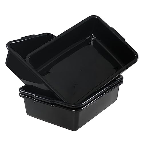 13 Liters Commercial Bus Tub, 4 Packs Bus Tubs Box/Wash Basin Tub - size: 13 L