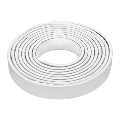 Smoke Fire Seal Strip 9.8Ft 20mm/0.79" Wx 5mm/0.2" T White - color: White, size: 9.8FT x 20mm / 0.79" W x 5mm / 0.2" T