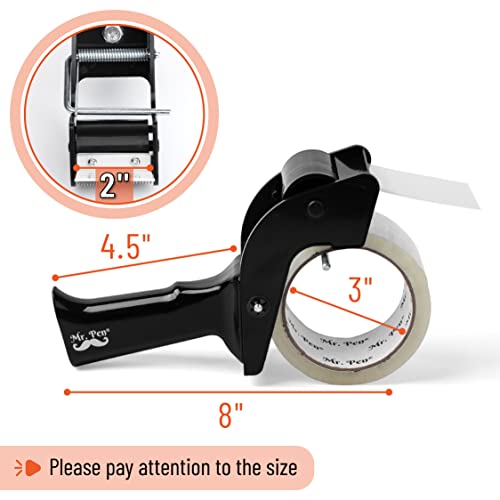 Mr. Pen- Heavy Duty Packing Tape Dispenser Gun, 2 Inch - color: Black, size: 1 Pack