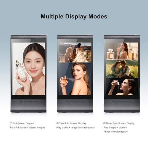 WeADS 868PX Dual-Sided 8" Interactive Digital Signage - color: Black