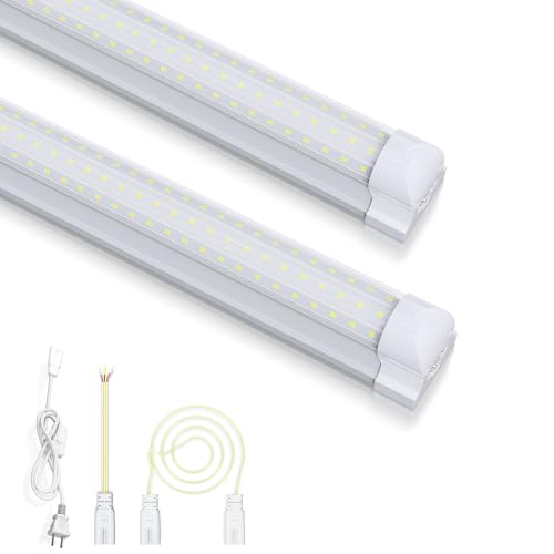2FT 2 Pack LED Shop Lights, 30W 4000LM 6000K Workbench Tube Lights - size: 4000LM-2Pack