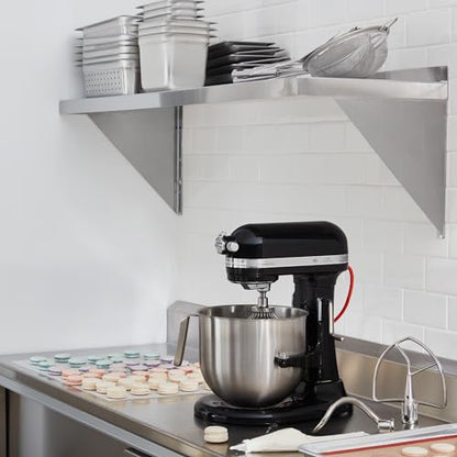 KitchenAid NSF Certified Commercial Series 8-Qt Bowl Lift Stand Mixer - KSM8990 - color: Onyx Black, style: No Bowl Guard
