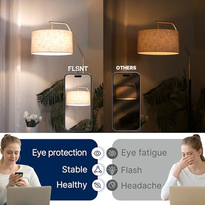 FLSNT A19 LED Light Bulb, 5000K Daylight, Clear Glass, 24 Pack - color: 60w Daylight, size: 24 Count (Pack of 1)
