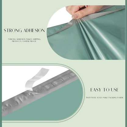 Metronic Poly Mailers 19x24 500PC Shipping Bags for Clothes Small Business - color: Grayed Jade Green, size: 19x24 500PC