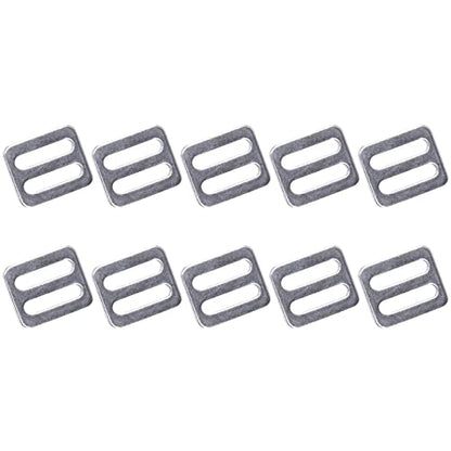 316 Stainless Steel Tri-Glide Sliders 1 Inch, Slide Buckle Strap Adjuster Slider, Adjustable Buckle Fasteners for Backpack Pet Collars Straps Outdoors Diving Marine