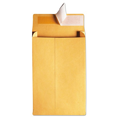 Quality Park Expansion Envelopes, Redi-Strip, Brown Kraft, 9 x 12 x 2, 25 per Pack, (93334)