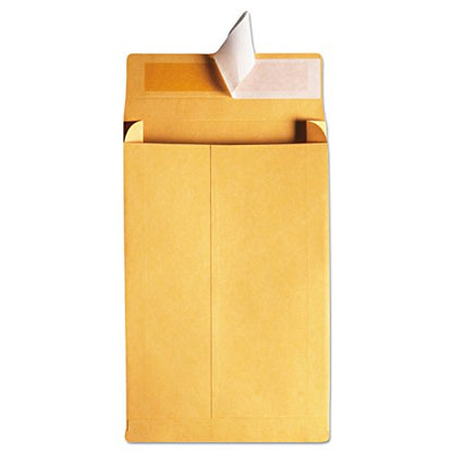 Quality Park Expansion Envelopes, Redi-Strip, Brown Kraft, 9 x 12 x 2, 25 per Pack, (93334)