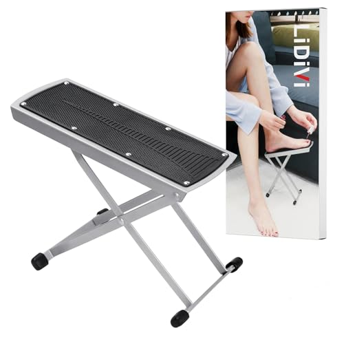 Pedicure Foot Rest, Non-Slip Foot Stand with Toe Separator, Black - color: Black